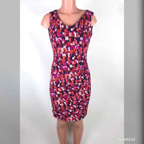 Anne Klein Stretch Sheath Sleeveless Dress Size 4 - Picture 1 of 6